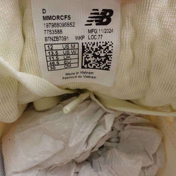 NEW Men's New Balance Fresh Foam X More v5 Sneakers MMORCF5 Angora - Picture 7 of 8